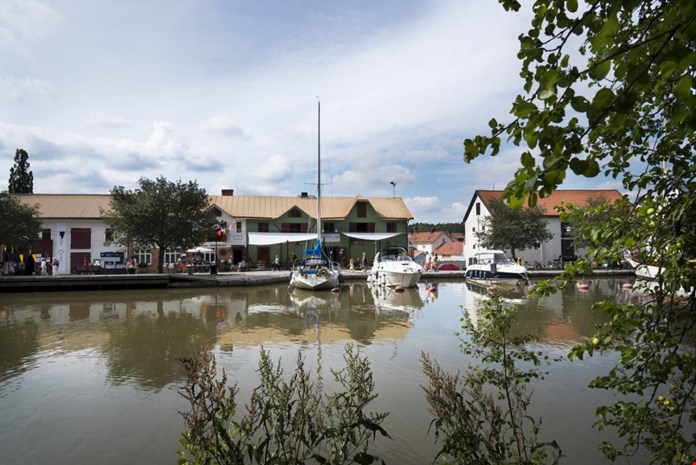 Göta kanal i Söderköping