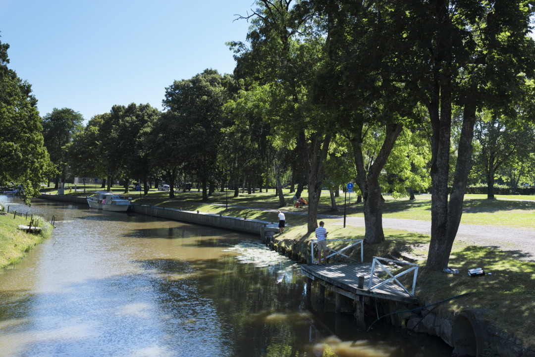 Göta kanal i Söderköping